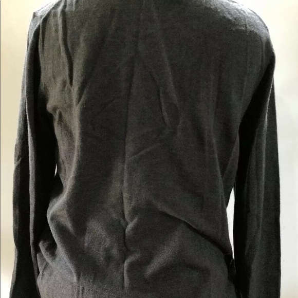 Gap Merino Star Crewneck Charcoal Wool Sweater - Picture 4 of 6